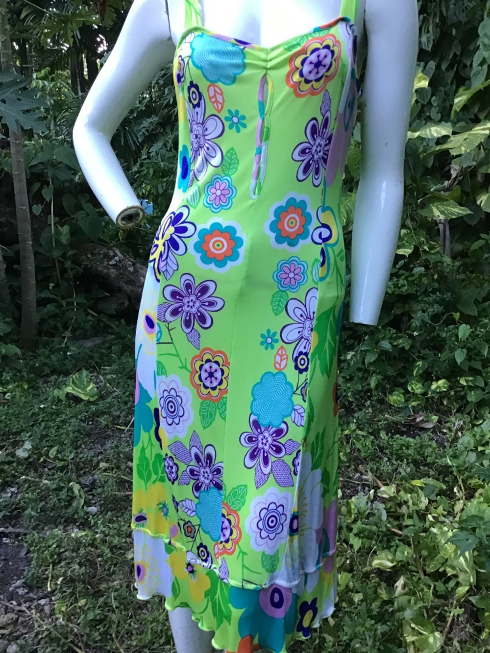 Vintage 90s Versace Dress lightweight fabric